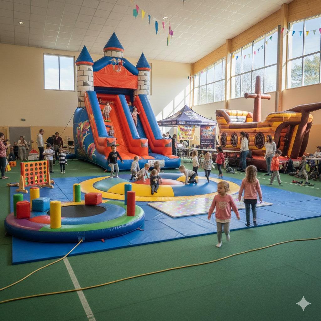 Parc éphémère – Structures gonflables