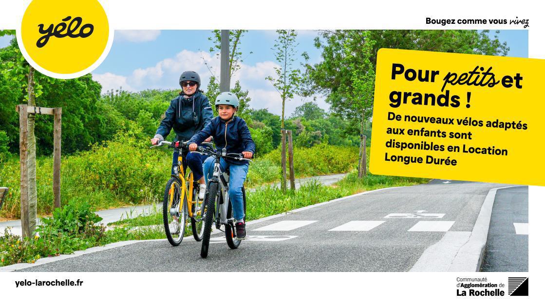 Vélos enfants en location longue durée !