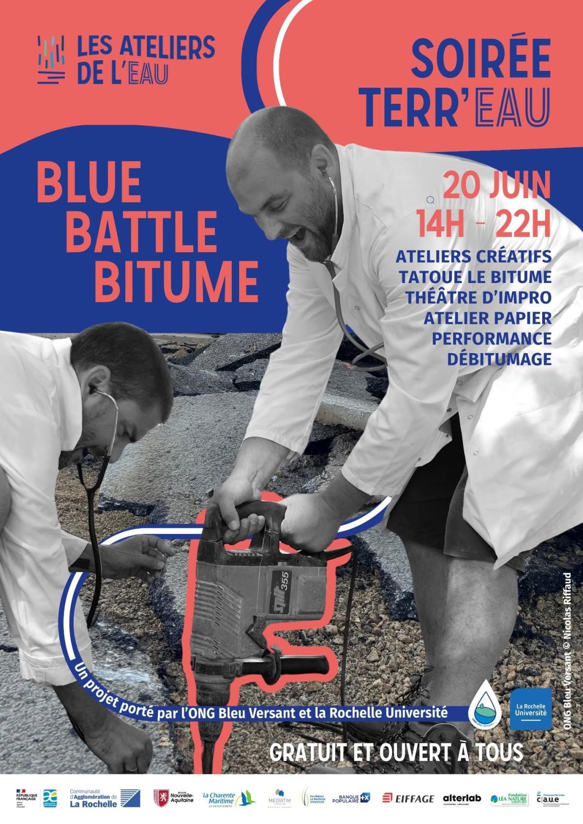 Blue Battle Bitume - Les Ateliers de l’eau Blue Battle Bitume - Les Ateliers de l’eau