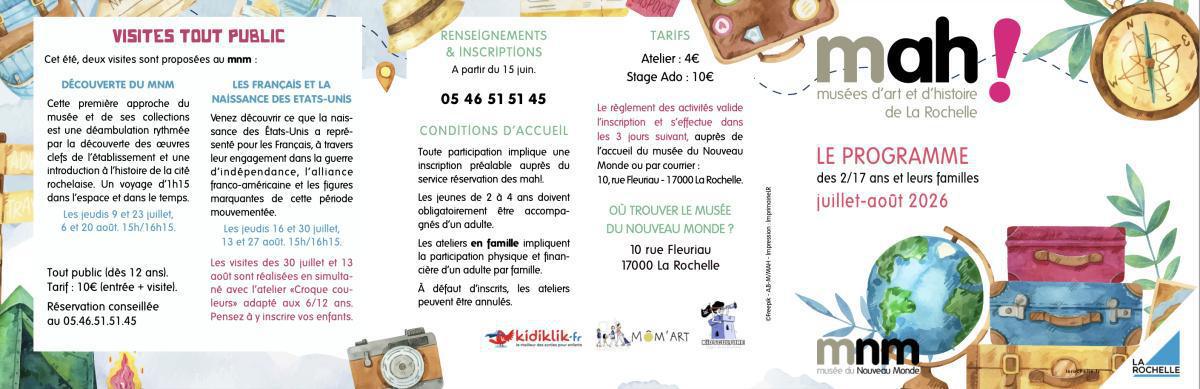 Juillet / Août - Les vacances au Musée d'Art et d'Histoire Juillet / Août - Les vacances au Musée d'Art et d'Histoire