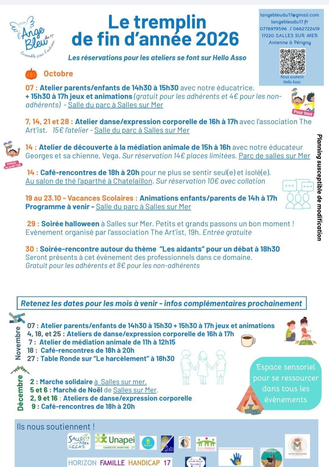 Programme inclusif de fin d'année - L’Ange Bleu du 17