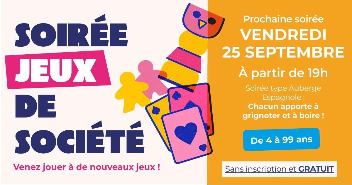 Soirée jeux de société Soirée jeux de société
