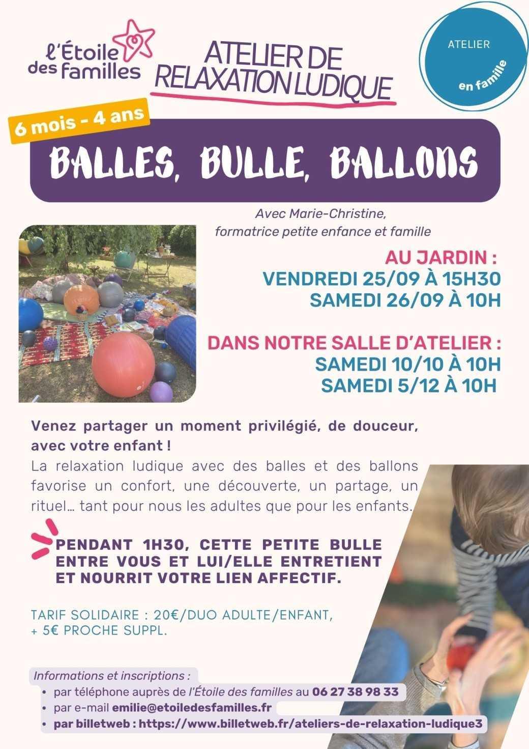 Relaxation ludique balles-bulles-ballons Relaxation ludique balles-bulles-ballons