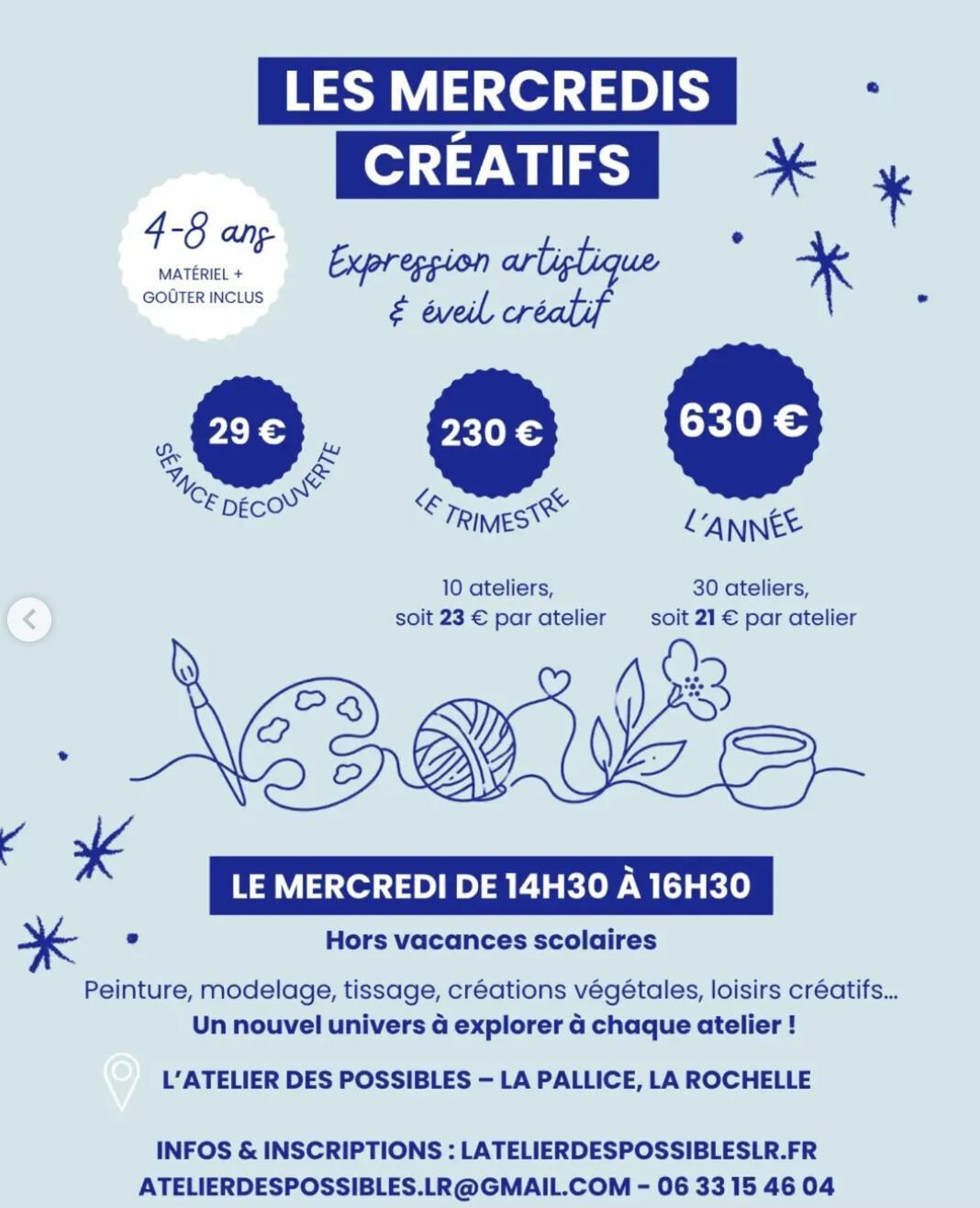 Mercredis créatifs 