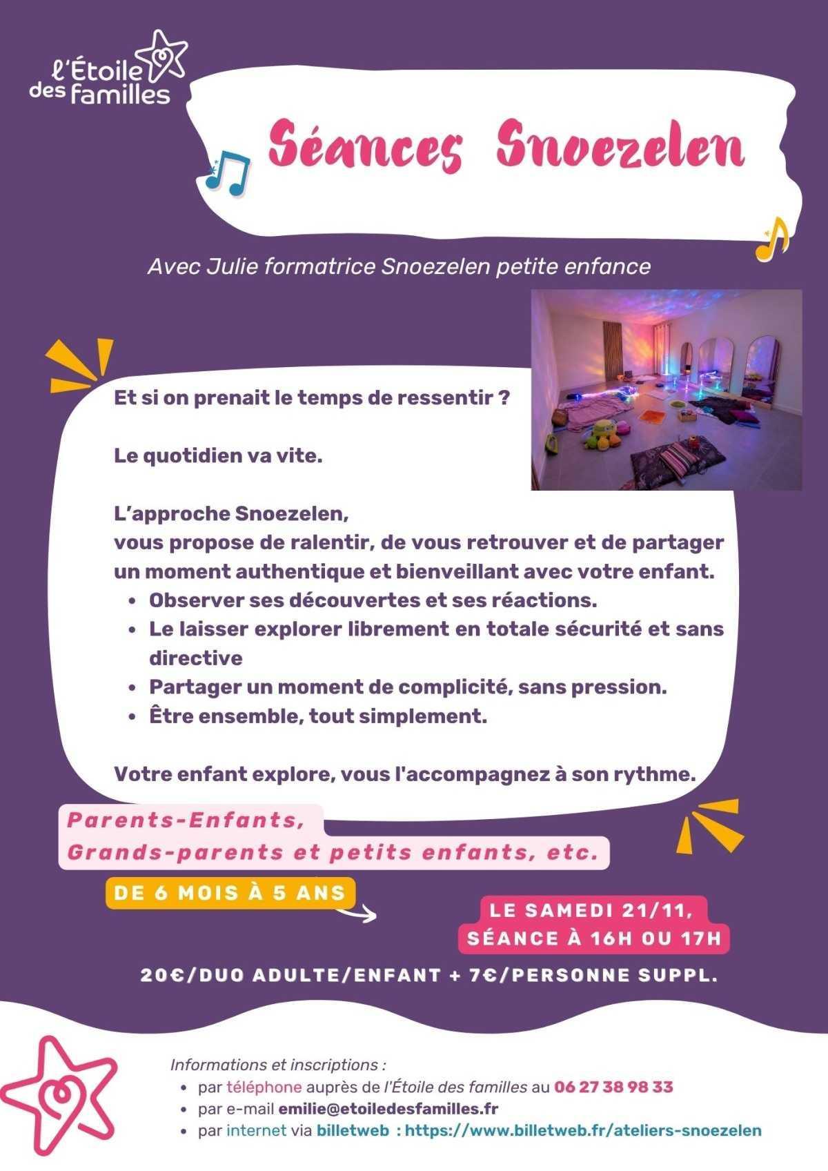 Ateliers Snoezelen – Duo adulte-enfant - 1/2
