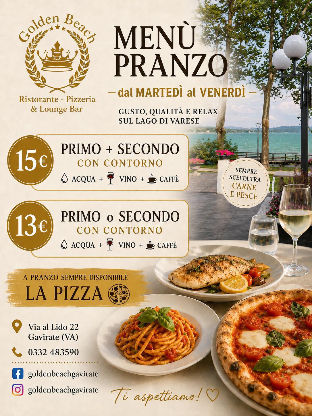 Menù pranzo