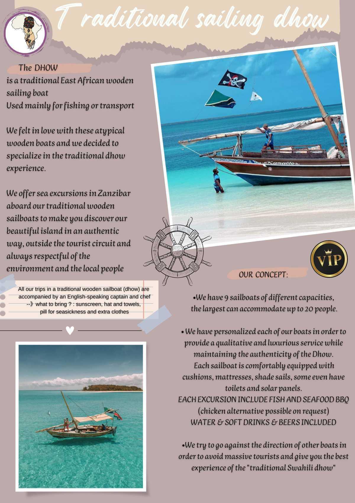 Stone Town to Nakupenda Sandbank ▶️ $50