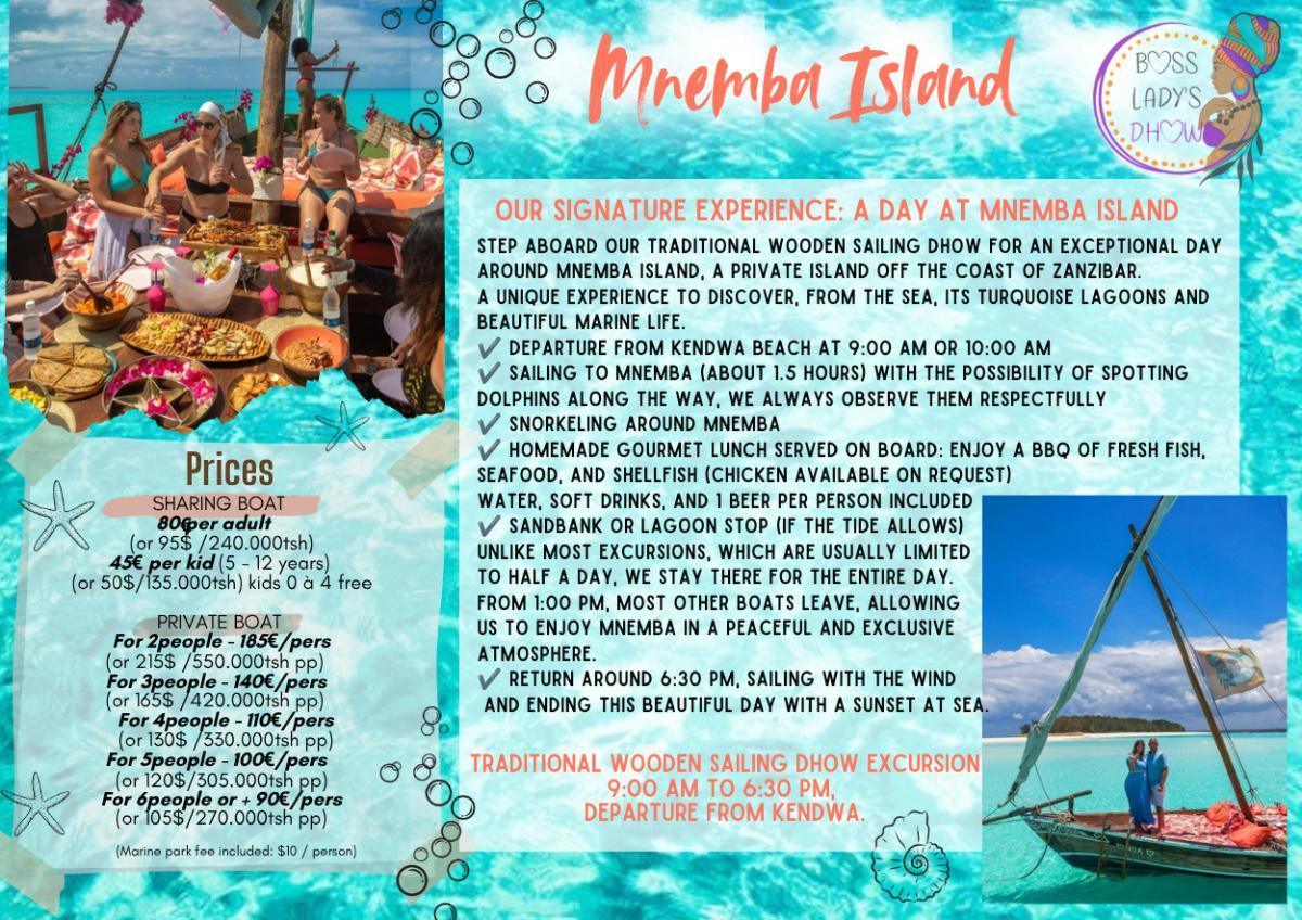 Mnemba Island 📍Kendwa ▶️ from $95pp