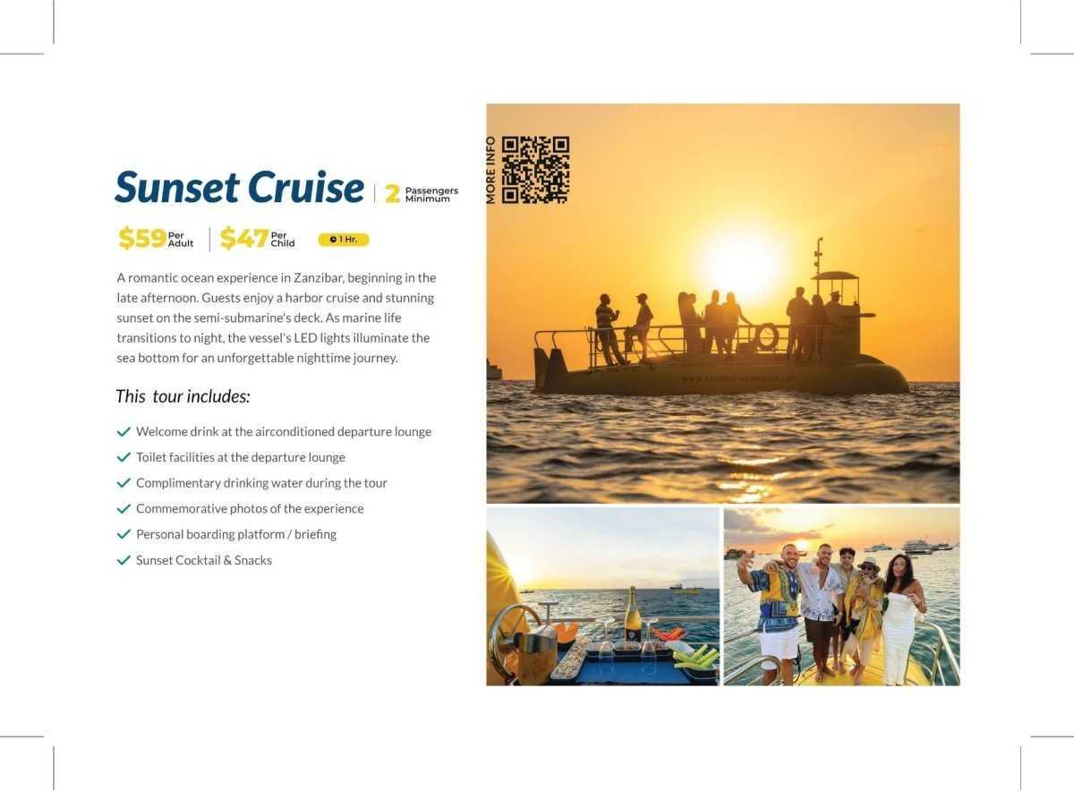 Zanzibar Submarine Tours 📍Stone Town ▶️ from $59pp