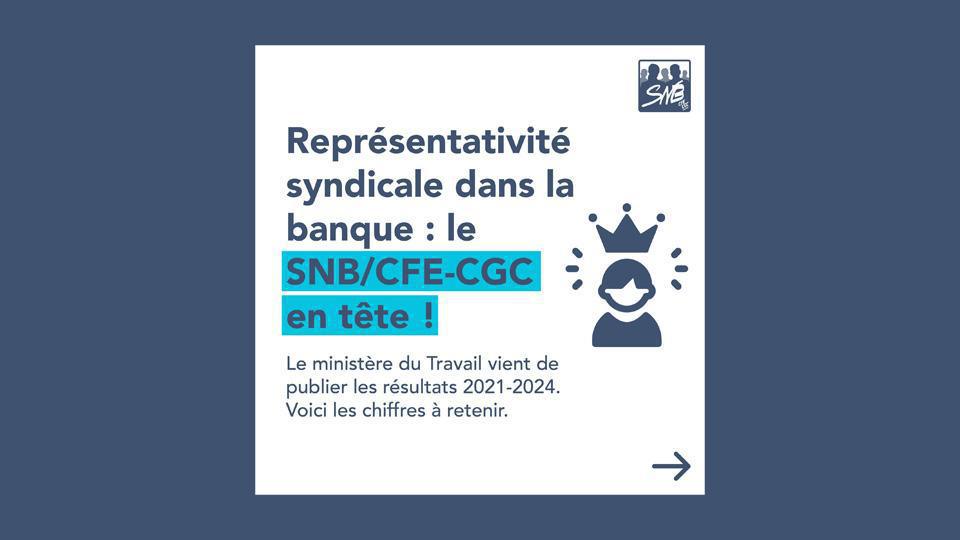 Représentativité 2025 du SNB CFE-CGC Représentativité 2025 du SNB CFE-CGC