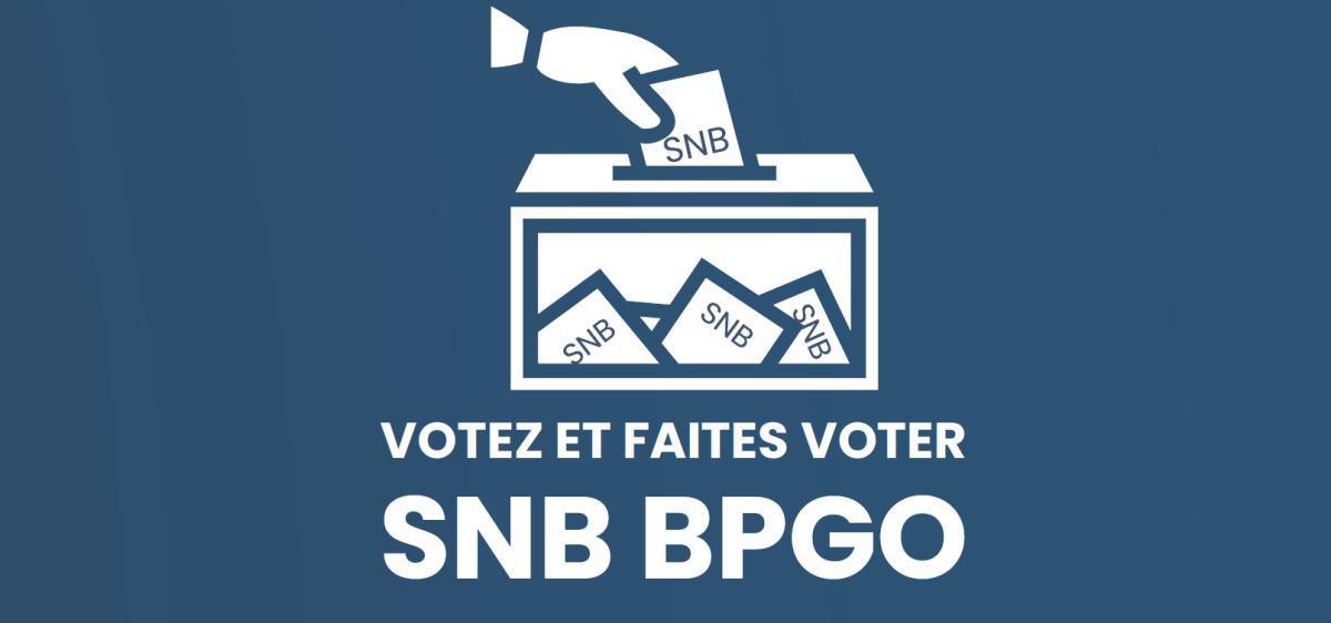 VOTEZ ET FAITES VOTER SNB BPGO
