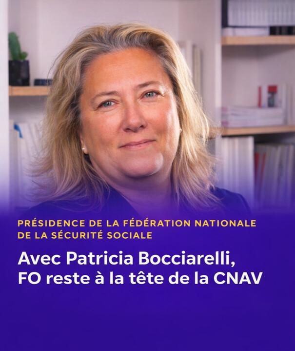 Patricia Bocciarelli élue à la présidence de la CNAV