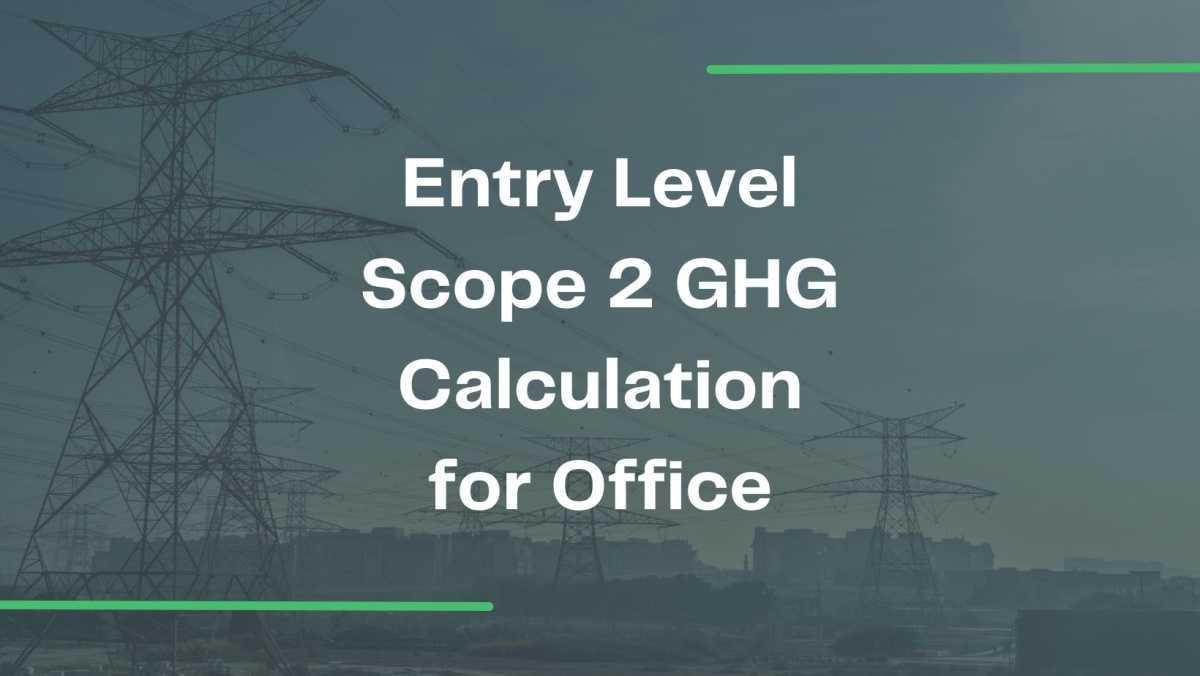 GHG (Scope 2) Calculator For General Office