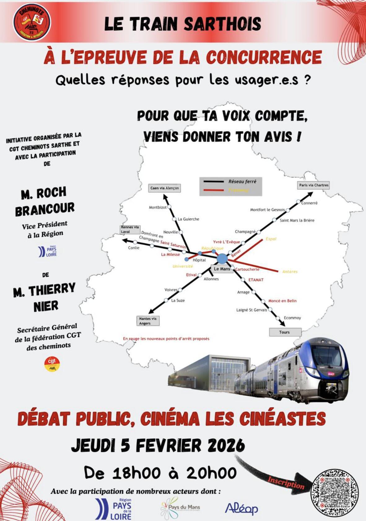 Le train Sarthois - débat public Le train Sarthois - débat public