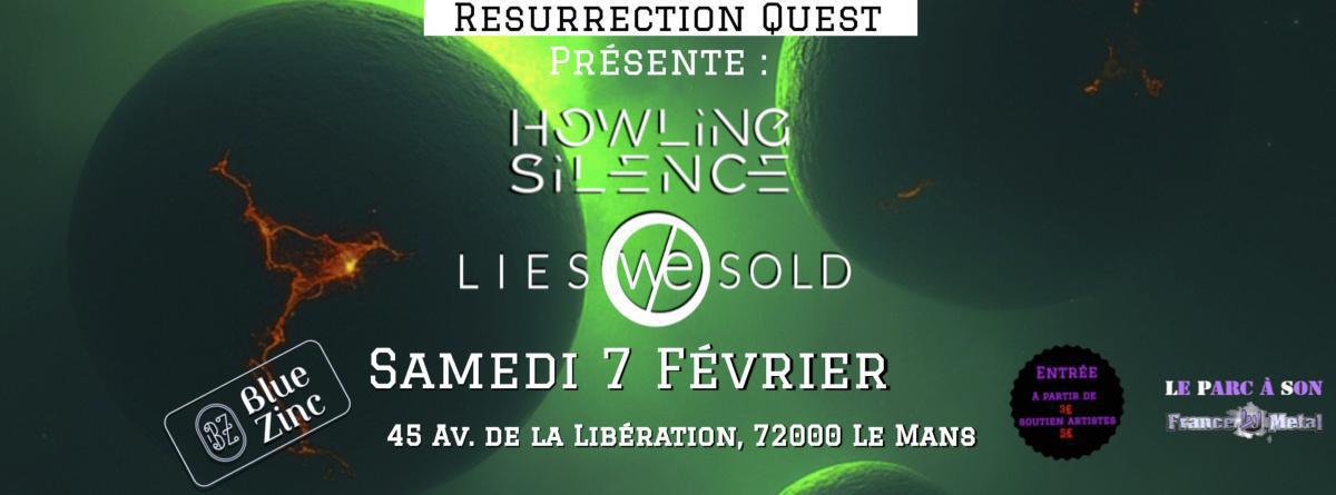 Concert LIES WE SOLD + HOWLING SILENCE au Blue Zinc Concert LIES WE SOLD + HOWLING SILENCE au Blue Zinc