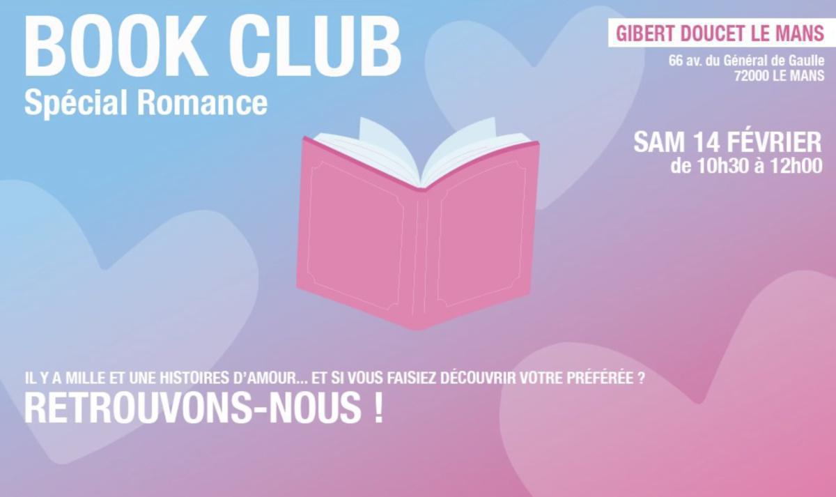 GIBERT Book Club spécial romance à la Librairie Doucet GIBERT Book Club spécial romance à la Librairie Doucet