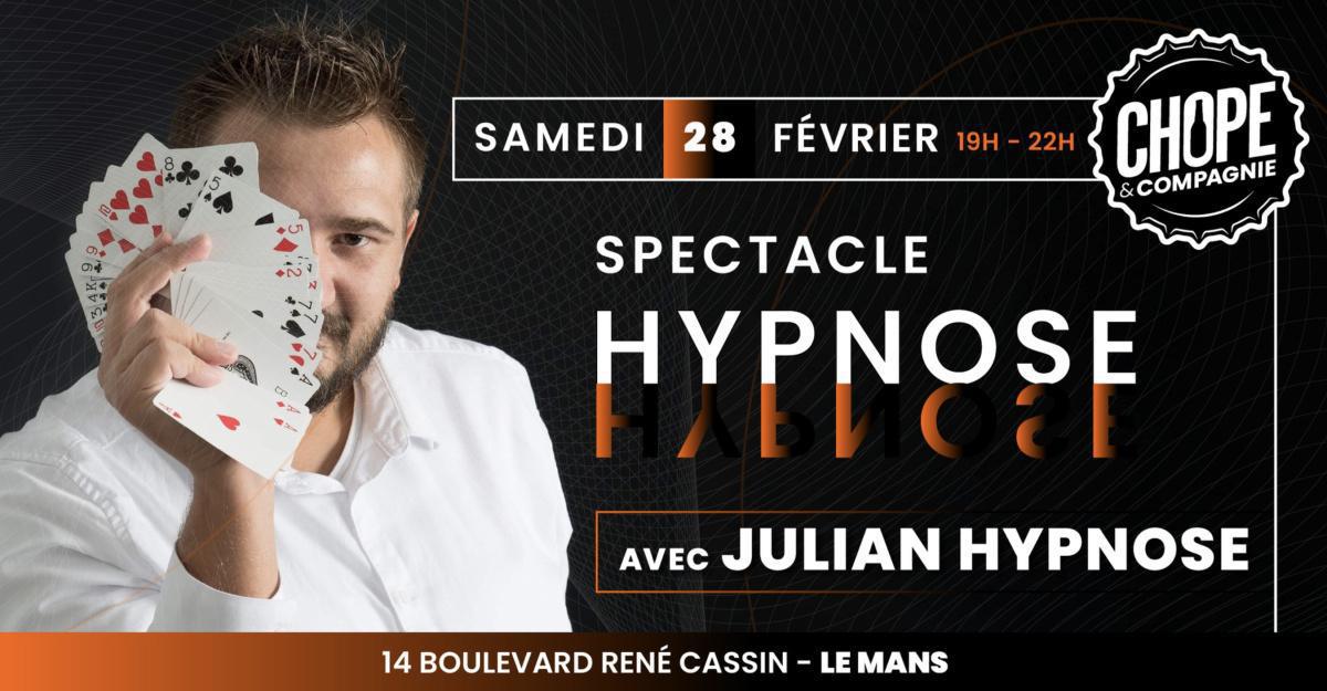 Julian Hypnose à Chope & Compagnie Julian Hypnose à Chope & Compagnie