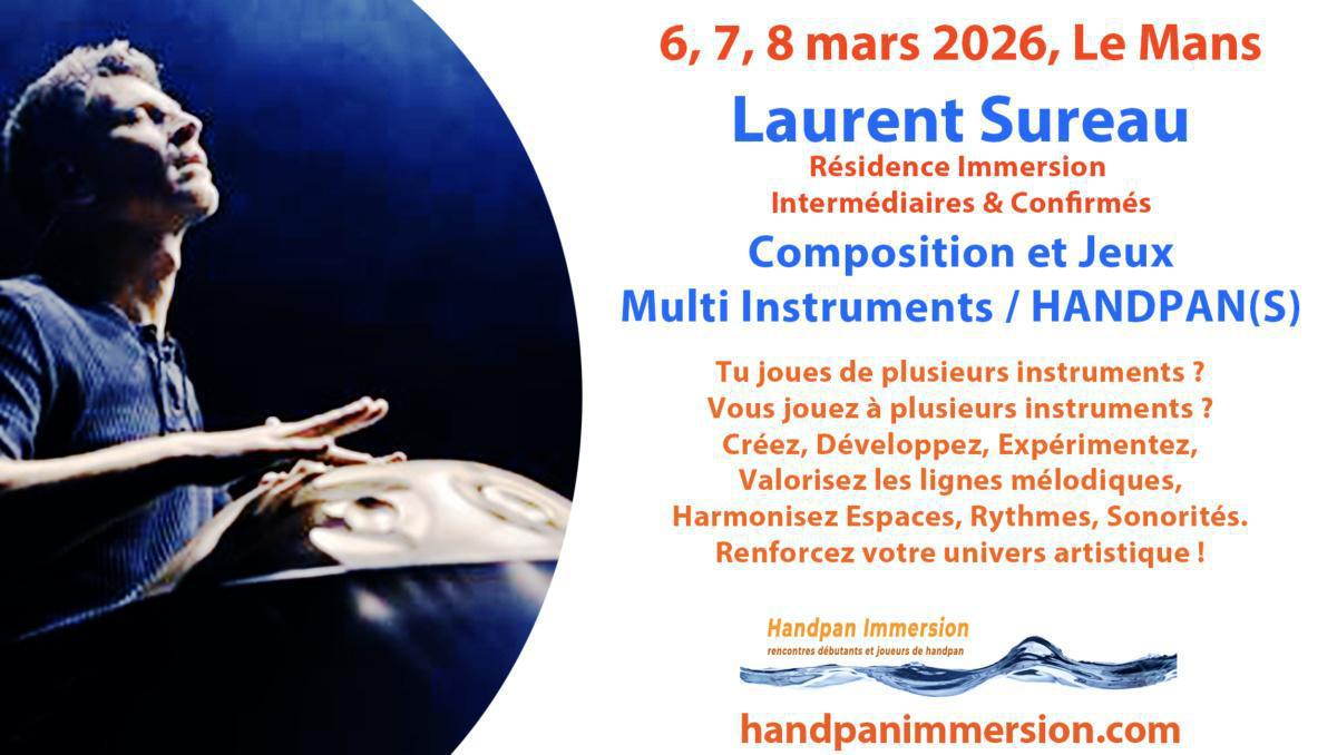 Stage Handpan & Multi-instruments au Mans