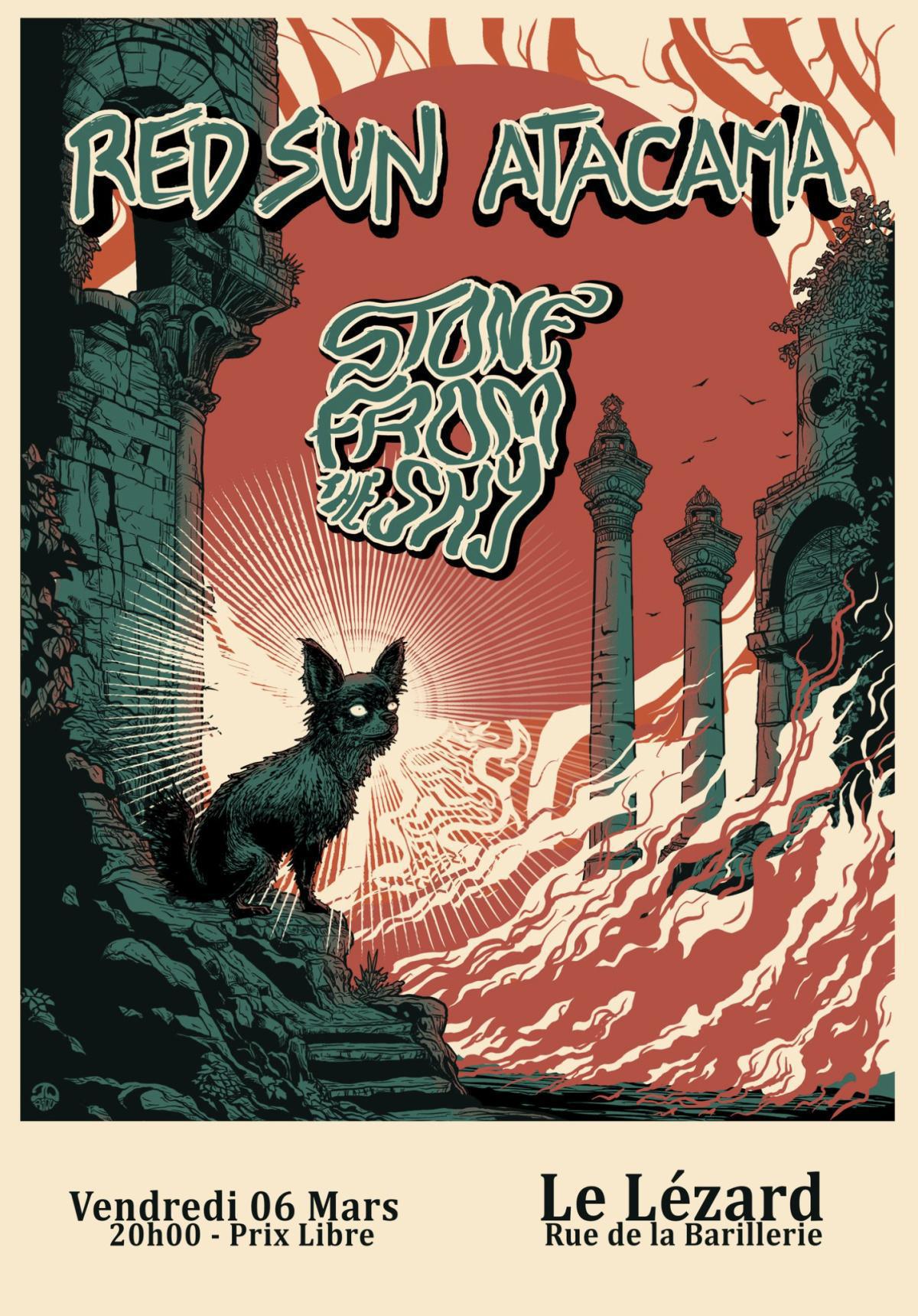 Red Sun Atacama x Stone From The Sky au Lézard