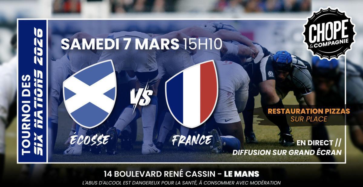 Écosse vs France au Chope & Compagnie