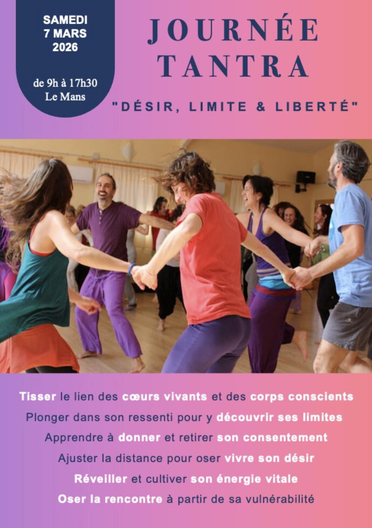 Journée Tantra - "Désir, limite & liberté" au Centre Souffle de Vie