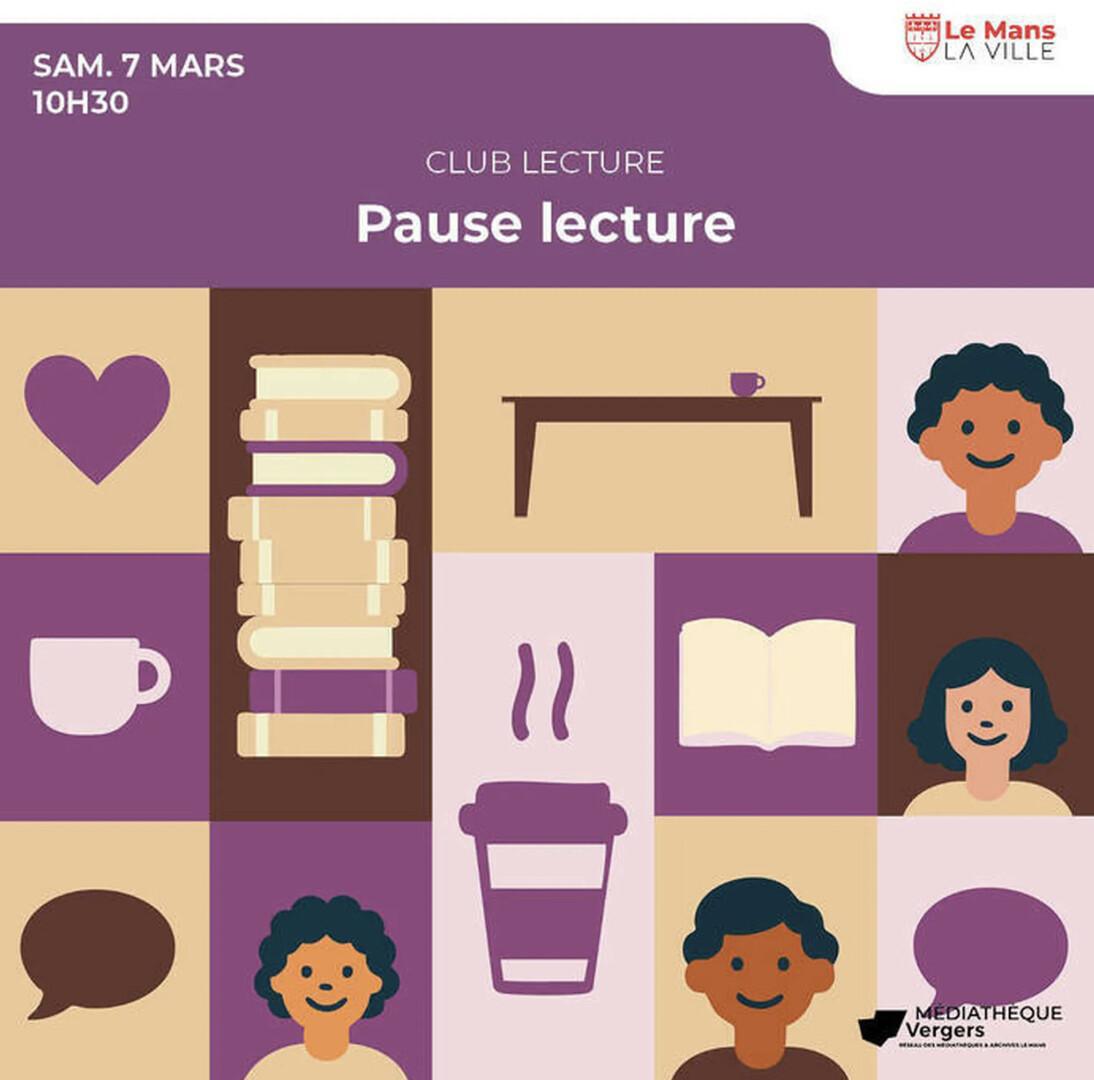 "Pause lecture" à la Médiathèque Vergers "Pause lecture" à la Médiathèque Vergers