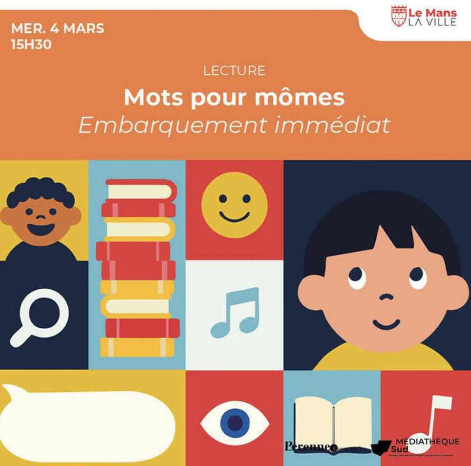 "Mots pour mômes" à la Médiathèque Sud