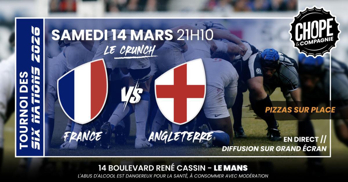 France vs Angleterre à Chope & Compagnie