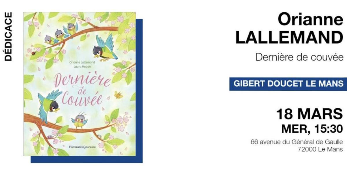 Dédicace d'Orianne Lallemand à la Librairie Doucet