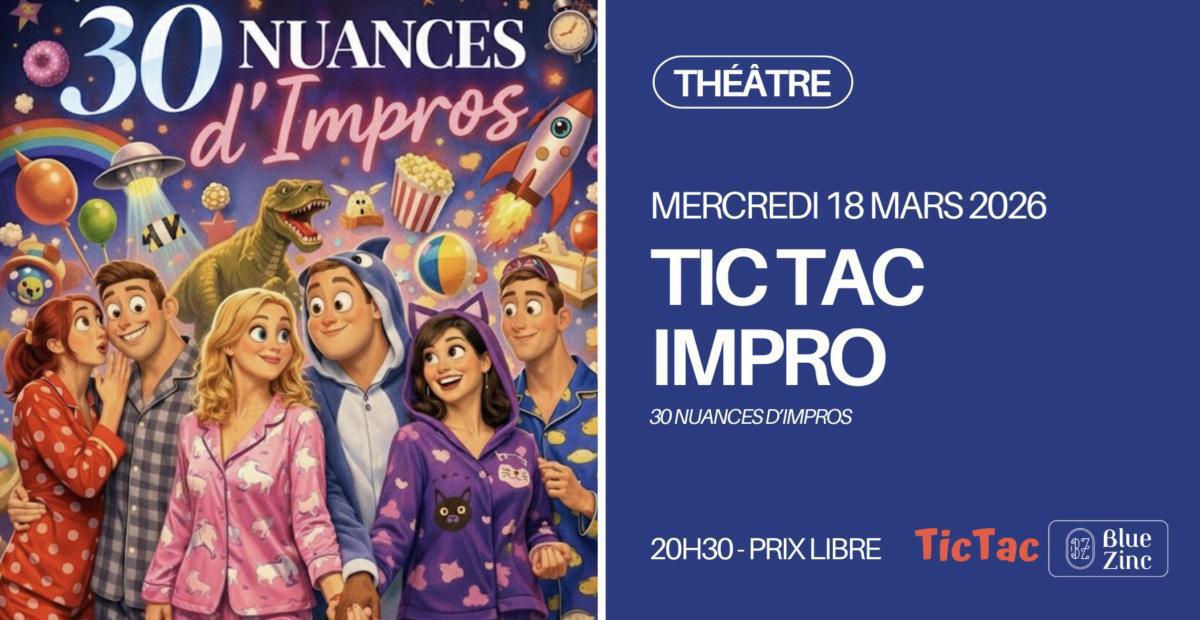 TIC TAC IMPRO - au Blue Zinc