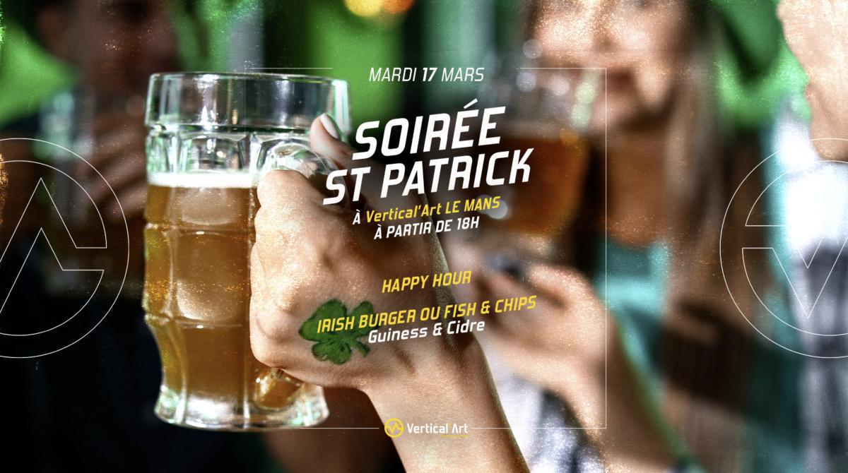 Soirée Saint Patrick à Vertical'Art