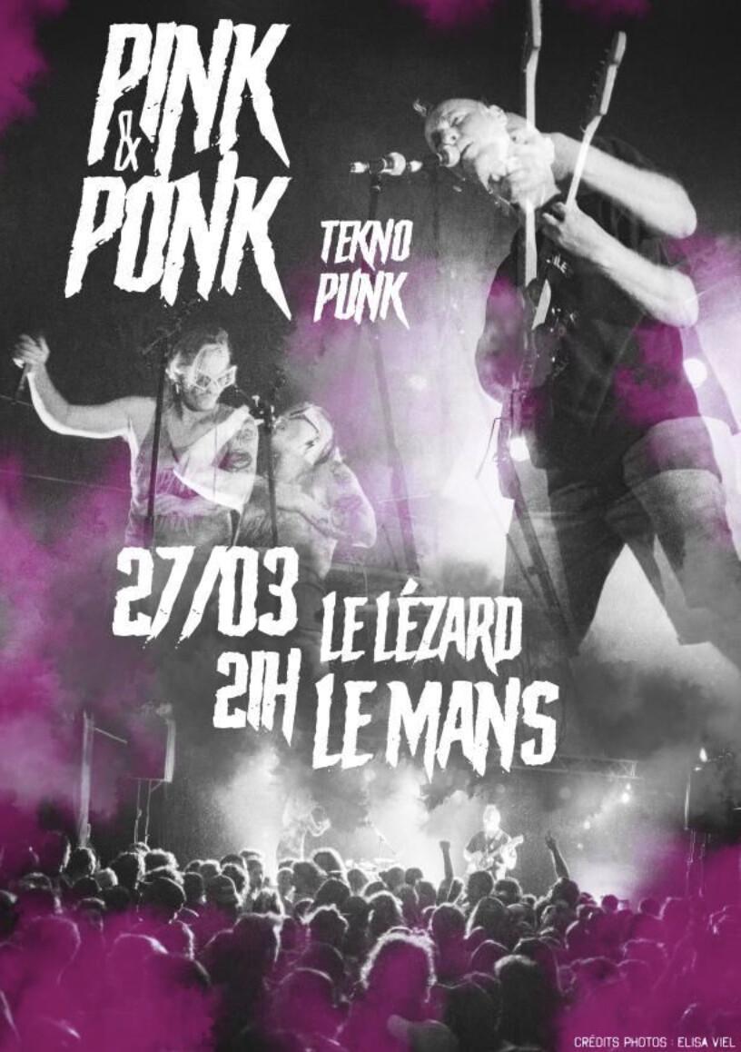 Pink&Ponk au bar Le Lézard Pink&Ponk au bar Le Lézard
