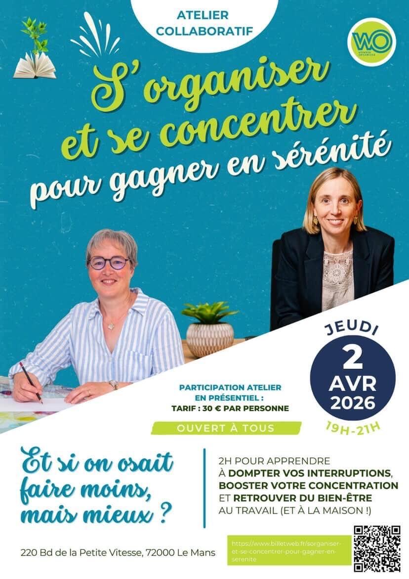 Atelier Organisation et Concentration