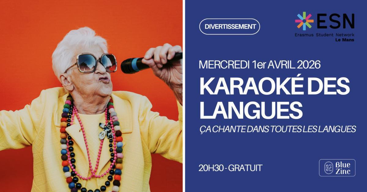 Karaoké des langues au Blue Zinc Karaoké des langues au Blue Zinc