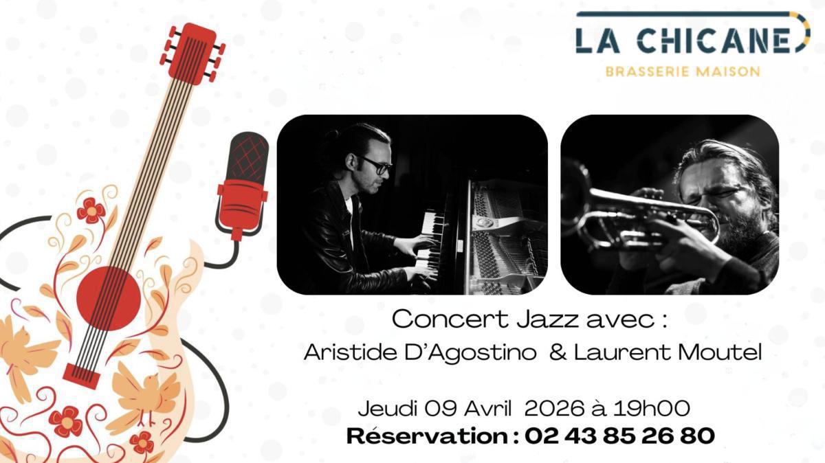 Aristide D'Agostino & Laurent Moutel à la Brasserie Maison La Chicane