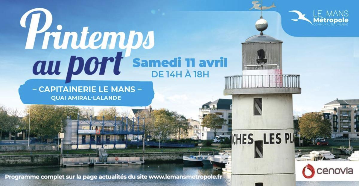 Printemps au port à la Capitainerie