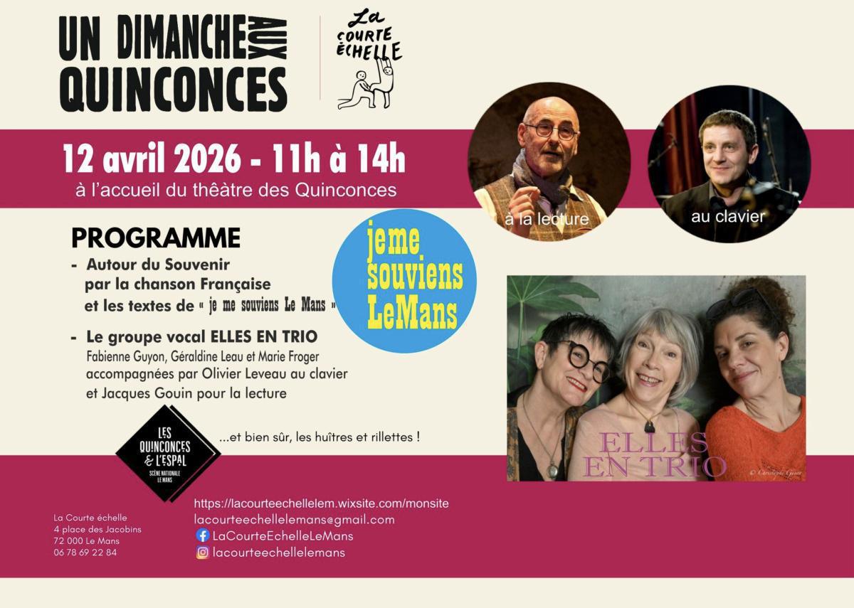 Dimanche de la Courte Échelle au théâtre des Quinconces