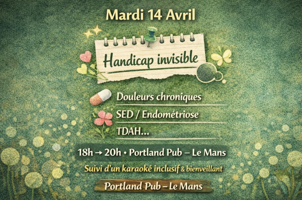 Café-débat : Handicap invisible au Portland Pub Café-débat : Handicap invisible au Portland Pub