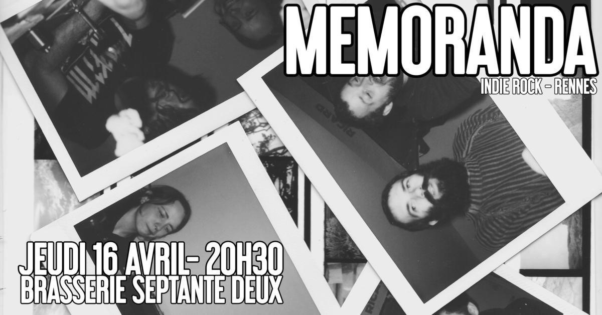 Memoranda à la Brasserie Septante Deux