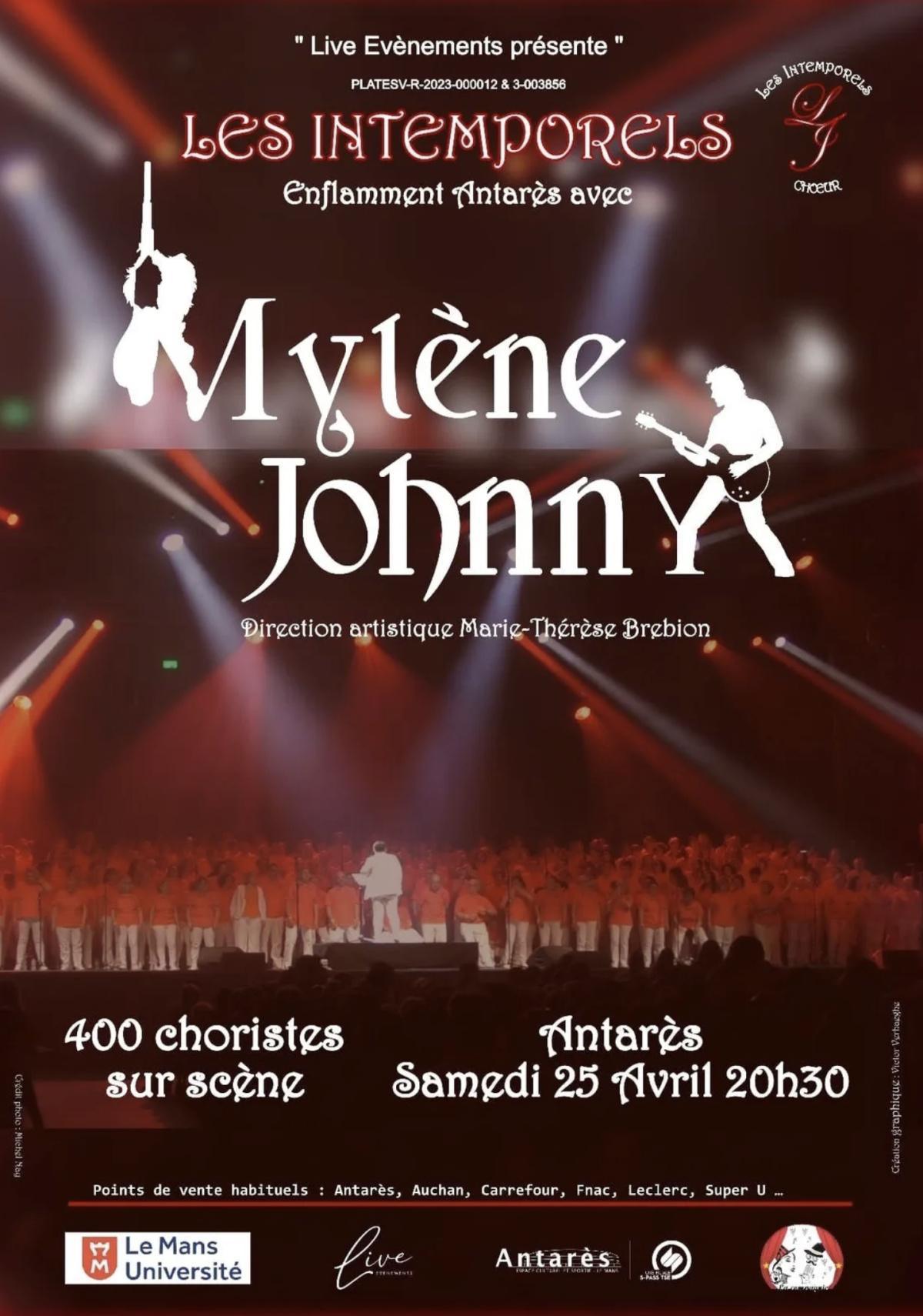 Les Intemporels chantent Johnny et Mylène à Antarès Les Intemporels chantent Johnny et Mylène à Antarès