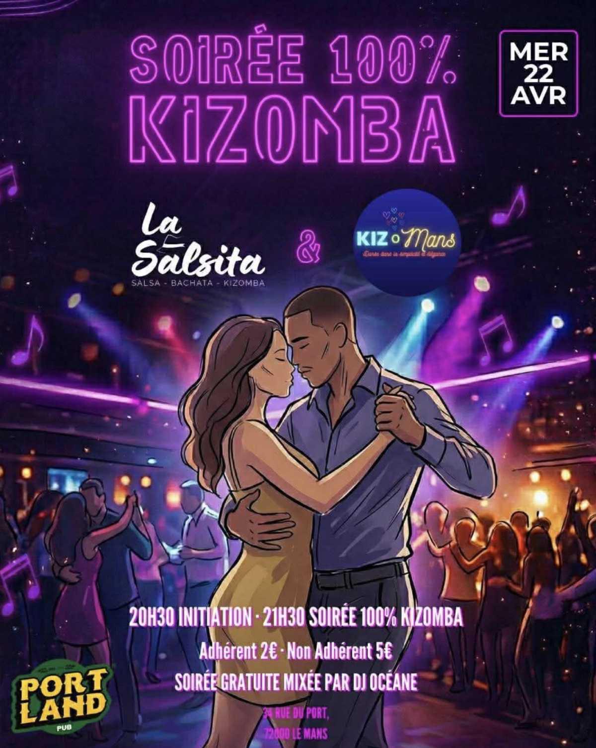 Soirée 100% Kizomba au Portland Pub Soirée 100% Kizomba au Portland Pub