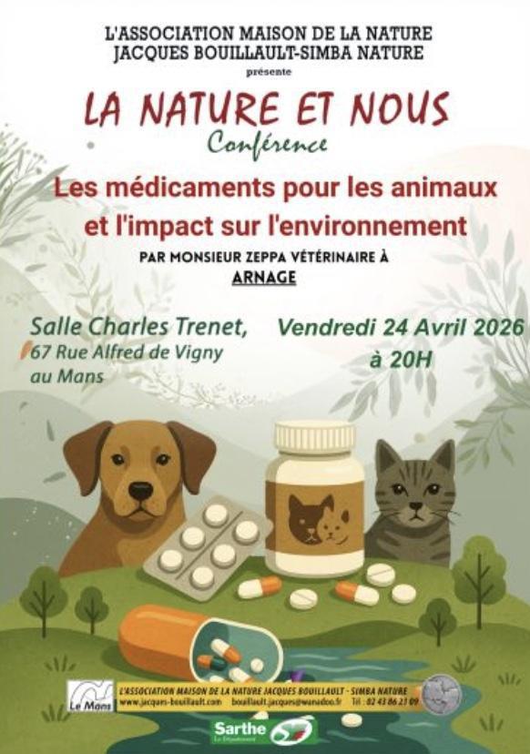 Les médicaments pour les animaux et l'impact sur l'environnement 