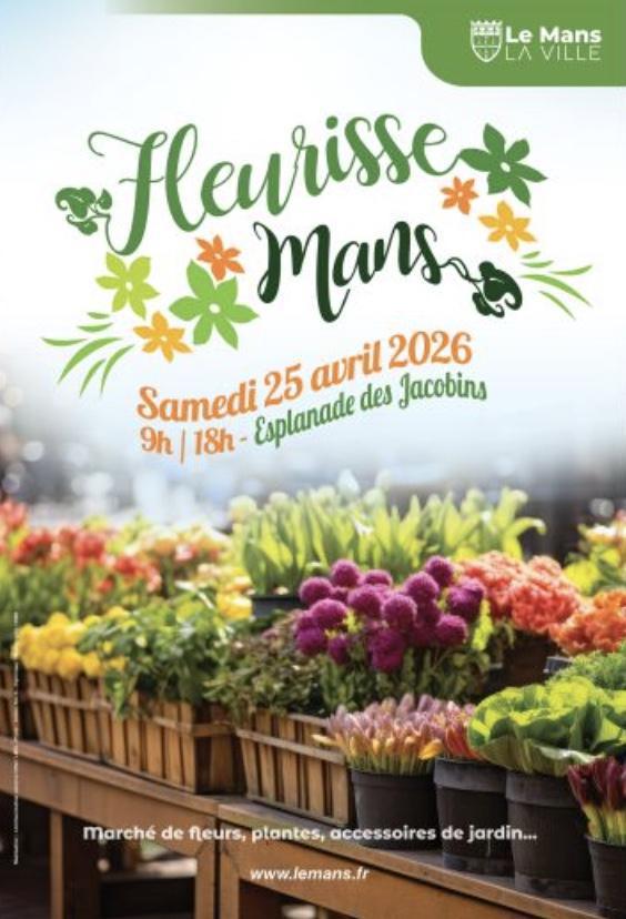 Fleurisse’Mans à l'Esplanade des Jacobins Fleurisse’Mans à l'Esplanade des Jacobins