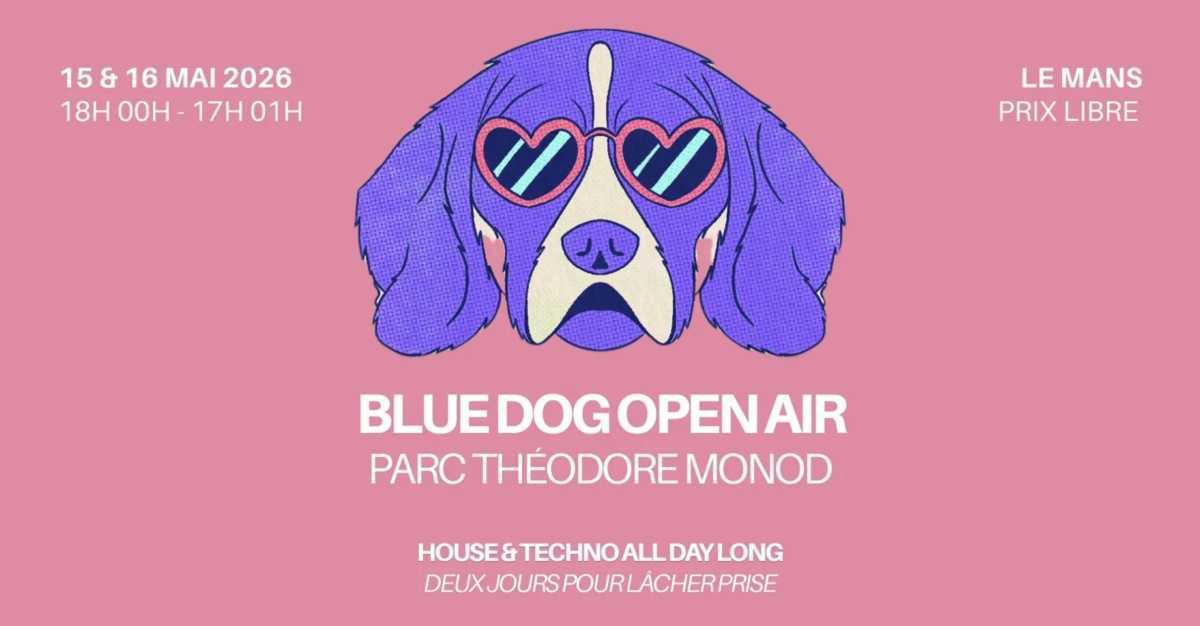 Blue Dog Open Air au Parc Théodore Monod