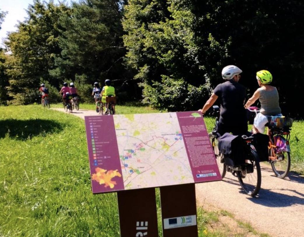 Sur le Boulevard Nature à vélo avec Cyclamaine Sur le Boulevard Nature à vélo avec Cyclamaine