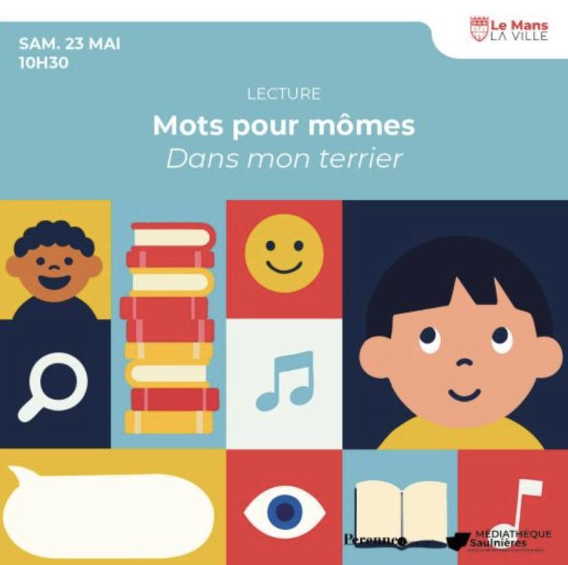Mots pour mômes à la Médiathèque Saulnières