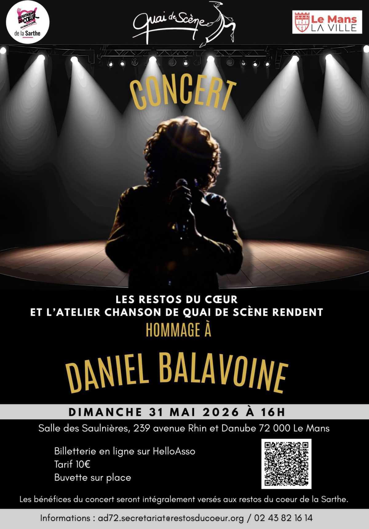 Concert Hommage à Daniel Balavoine aux Saulnières Concert Hommage à Daniel Balavoine aux Saulnières