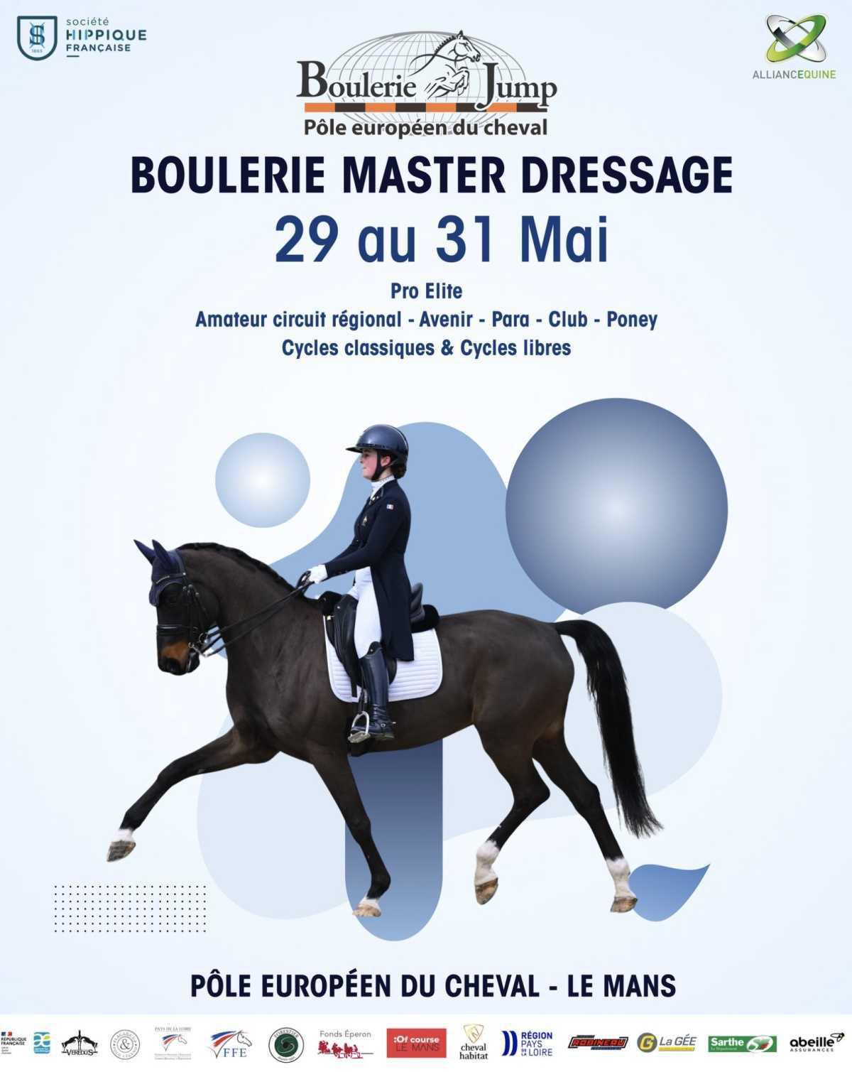 Boulerie Master Dressage au Pôle Européen du Cheval