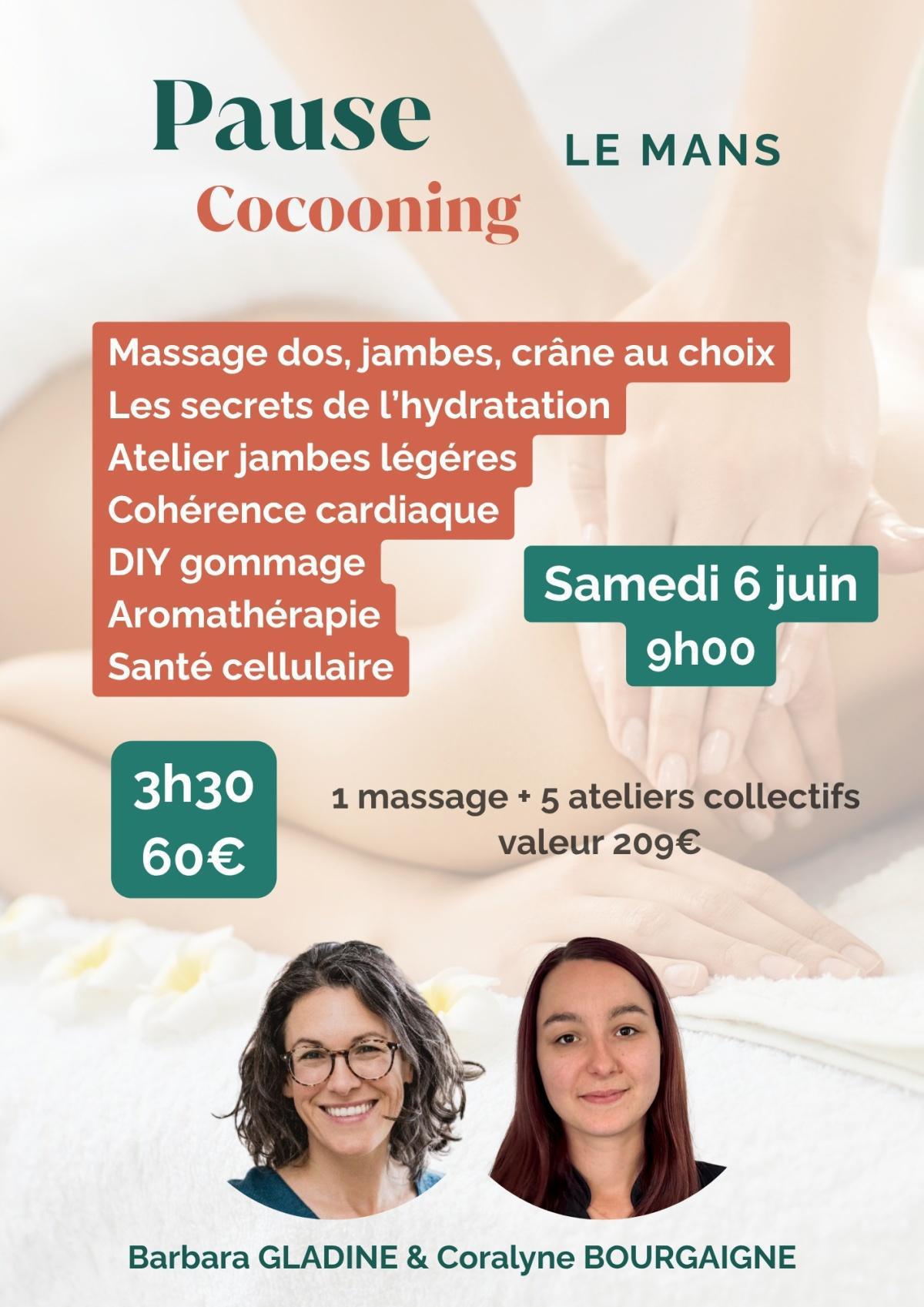 Pause cocooning avec massage 