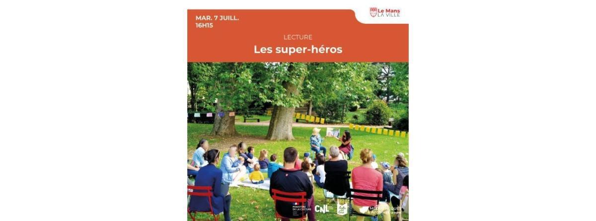 Les super-héros au Parc Marcel-Paul Les super-héros au Parc Marcel-Paul